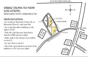 Chiropractic Ranch Bernardo CA Moving Map